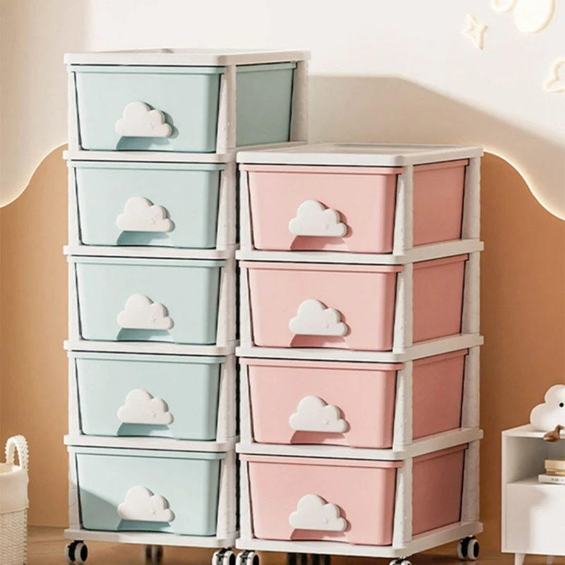 Baby Clothing Types - ベビーおもちゃ収納ボックス、子供用クローゼットオーガナイザー、引き出し式プラスチック収納キャビネット、衣類仕切り収納キャビネット