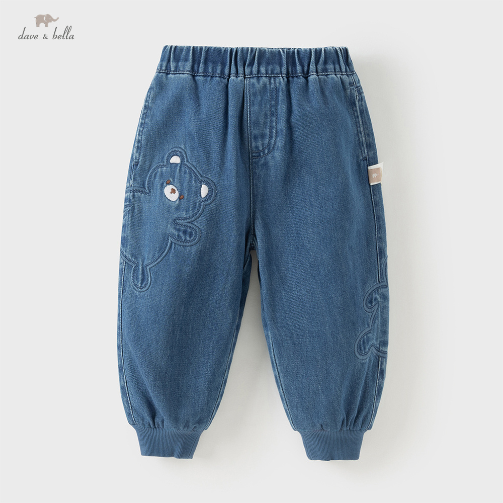 Baby Clothing Patterns Free - デイブベラ子供パンツ秋冬男の子厚いジーンズベビーボーイズアニマル柄ズボン上着子供服 DB4254138