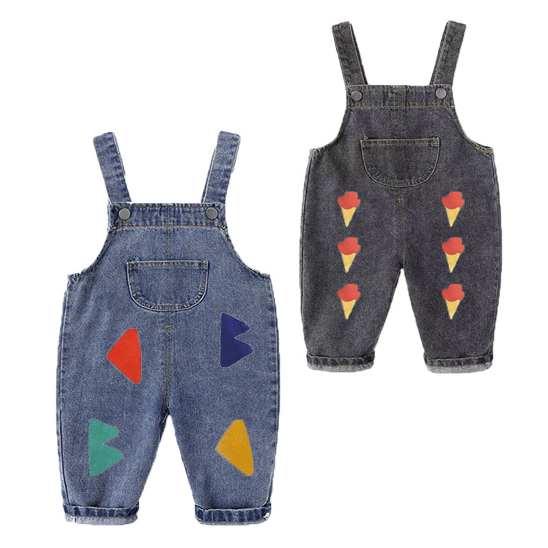Baby Overall Denim - 春秋冬のオーバーオール少年少女ジャンプスーツ子供デニムオーバーオール子供のためのファッション幼児服