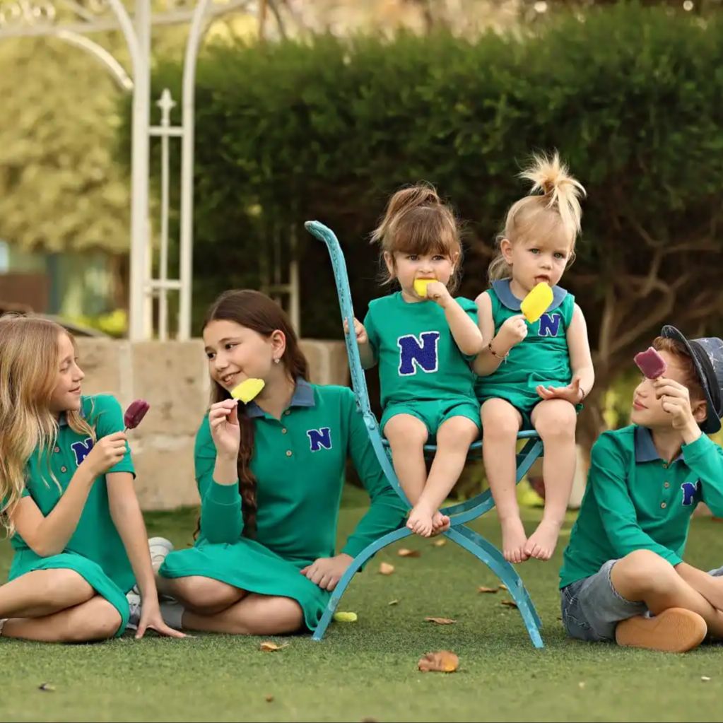Baby Clothing Sets Boy - 2026年マリのSSグリーンポロコレクション子供服女の子用ドレスキッズ男の子用Tシャツショーツベビー服セットブティック衣料