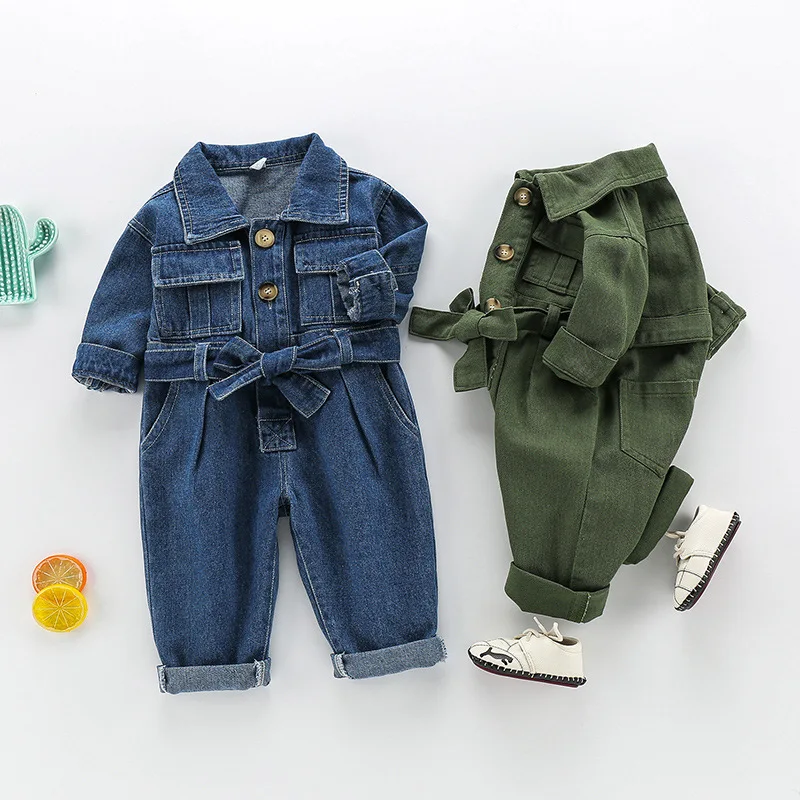 2026 春子供デニムジャンプスーツベビー長袖オーバーオール - Baby Overall Denim のレビューと価格