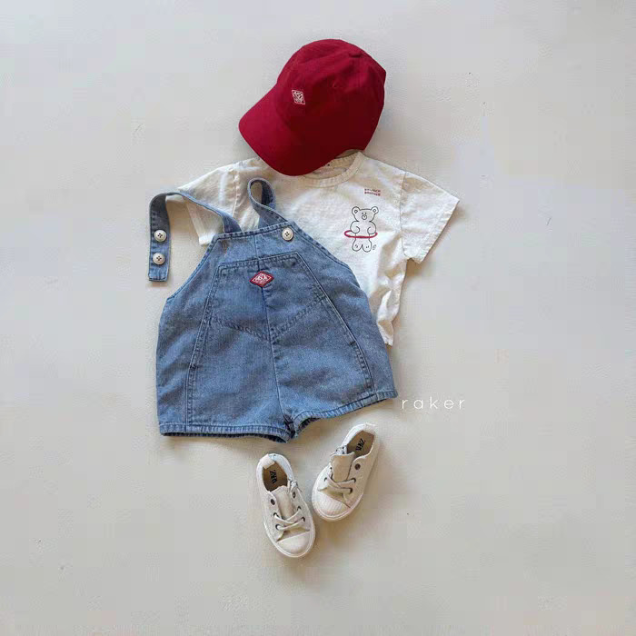 2025年夏新作 子供用デニムオーバーオール 女の子 カジュ - Baby Overall Denim のレビューと価格