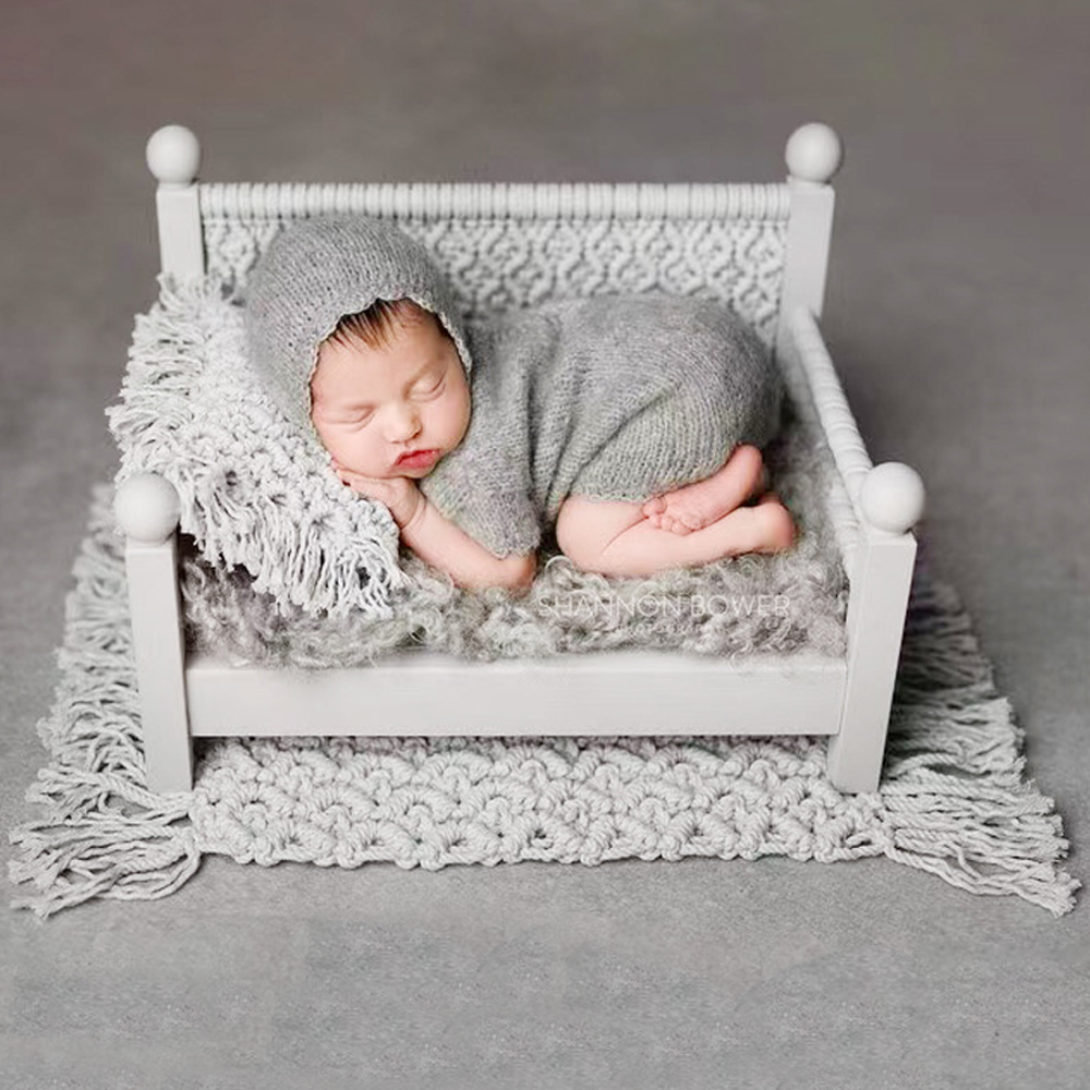 新生児の写真撮影の小道具ベビージャンプスーツ帽子写真撮影服半 - Baby Clothing Onesies のレビューと価格