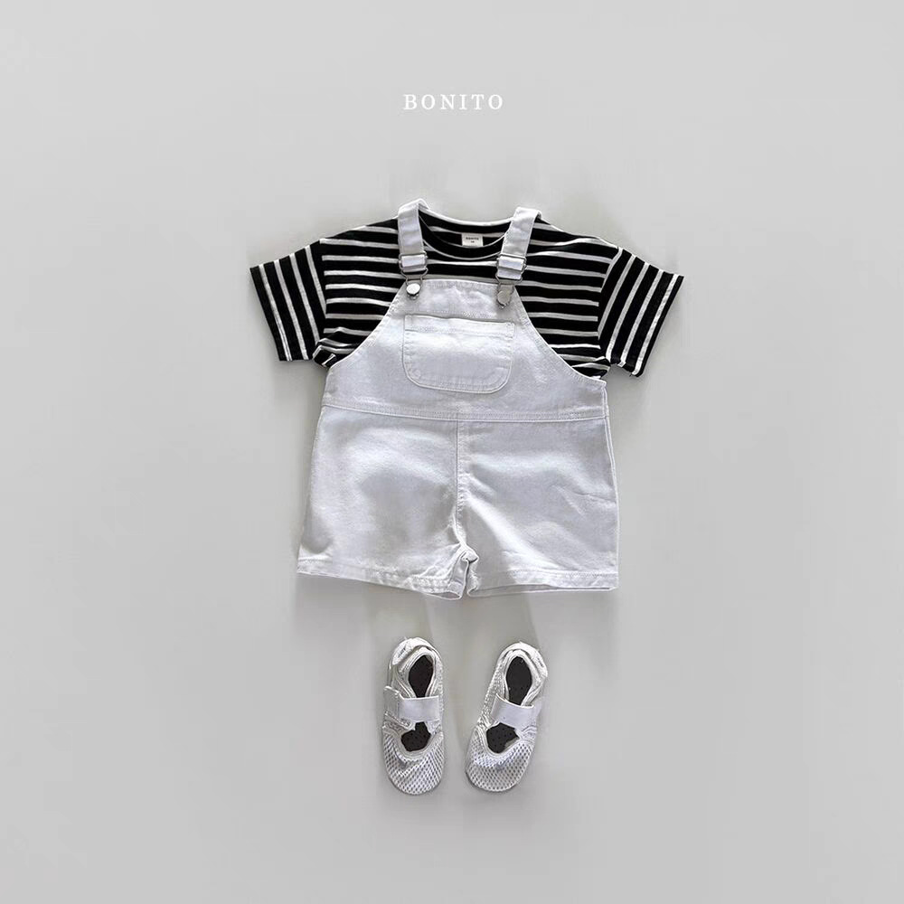 2025年夏新作 子供用デニムオーバーオール 無地 女の子  - Baby Overall Denim のレビューと価格
