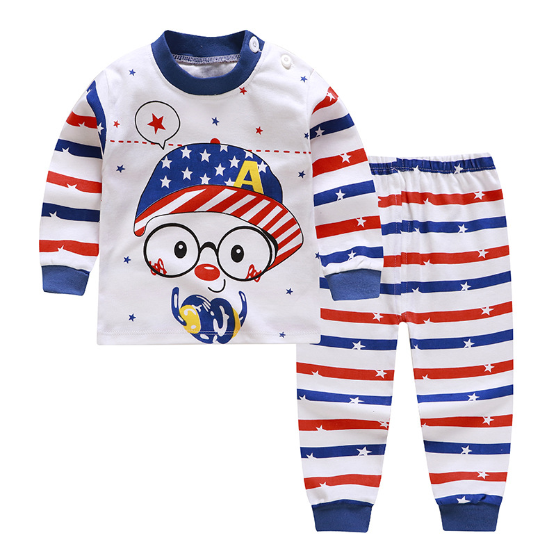 ベビーキッズホームロングジョンズ服セット女の子男の子服衣装純 - Baby Clothing Patterns Free のレビューと価格