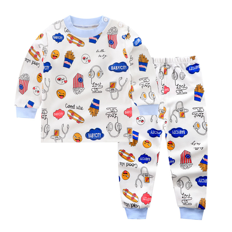 ベビーキッズホームロングジョンズ服セット女の子男の子服衣装純 - Baby Clothing Patterns Free のレビューと価格