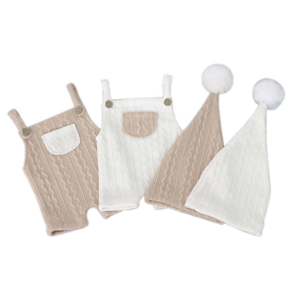 新生児の写真の小道具衣装帽子ベビーロンパースボディスーツ衣装 - Baby Clothing Onesies のレビューと価格
