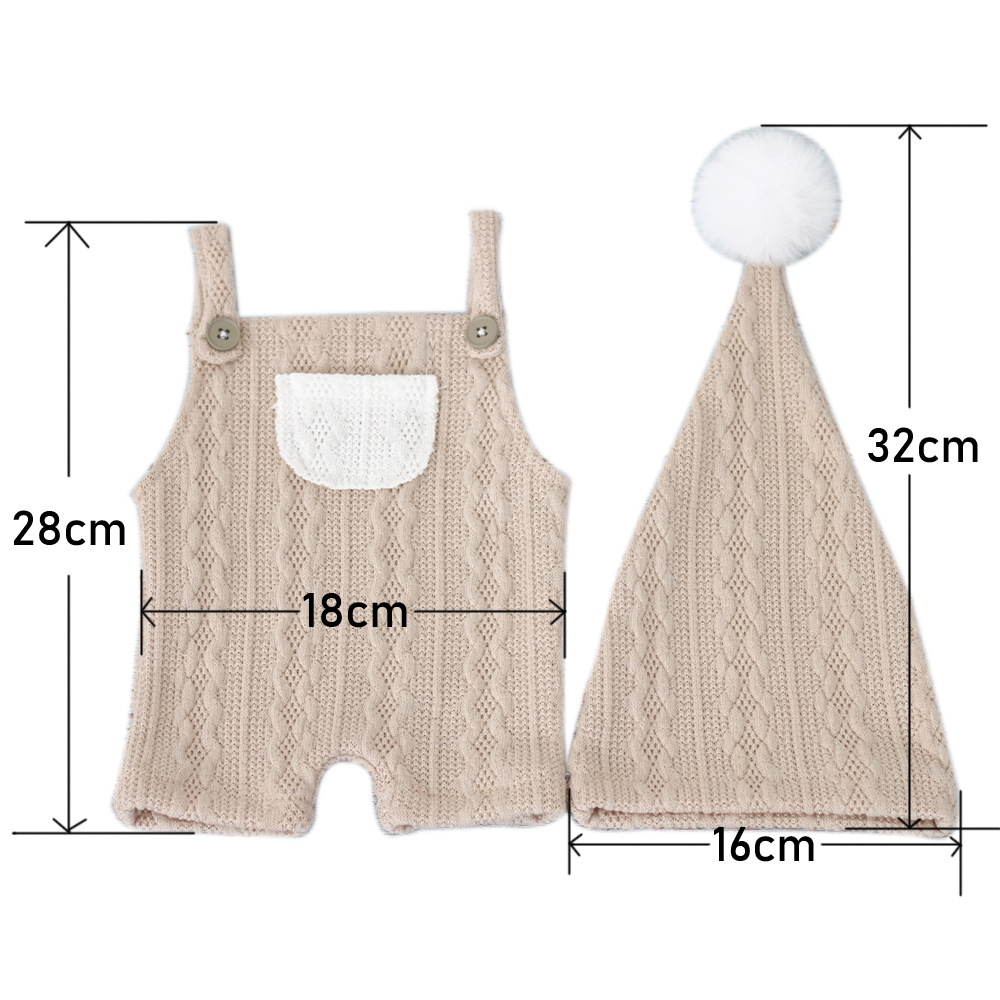 新生児の写真の小道具衣装帽子ベビーロンパースボディスーツ衣装 - Baby Clothing Onesies のレビューと価格