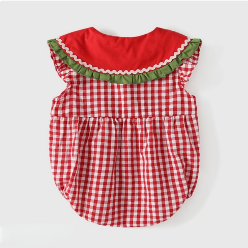 0-2Y 女の赤ちゃん服夏ボウラペルジャンプスーツ新生児赤と - Baby Clothing Patterns Free のレビューと価格