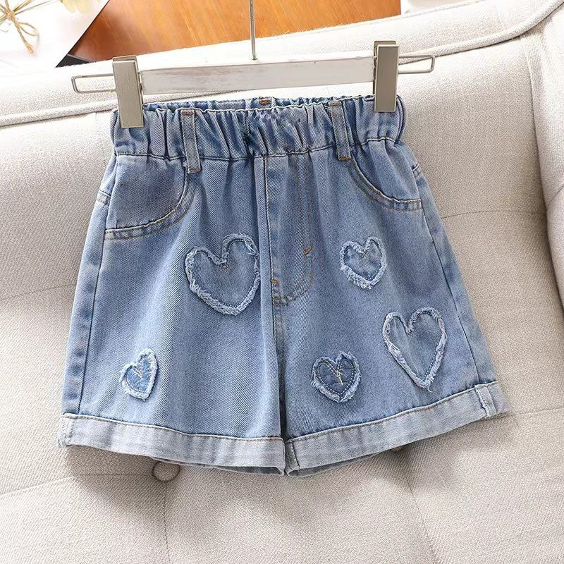 女の子用デニムショートパンツ キッズ 夏服 ベビーガール ハ - Baby Clothing Patterns Free のレビューと価格