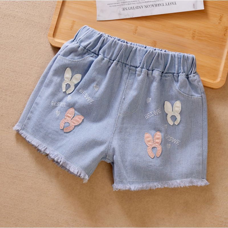 女の子用デニムショートパンツ キッズ 夏服 ベビーガール ハ - Baby Clothing Patterns Free のレビューと価格