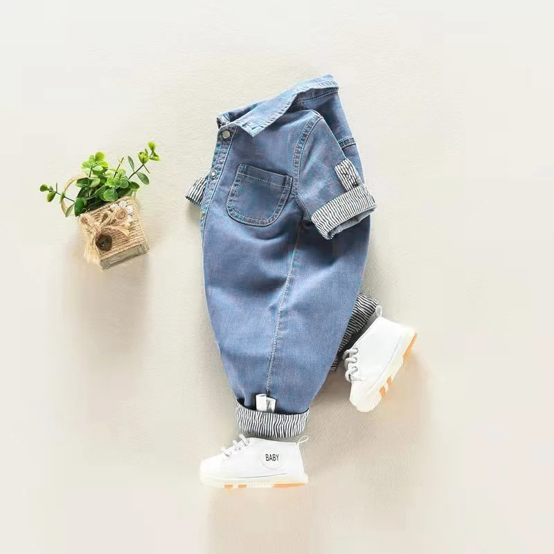 DIIMUU ベビー子供男の子服幼児オーバーオールデニムパン - Baby Overall Denim のレビューと価格