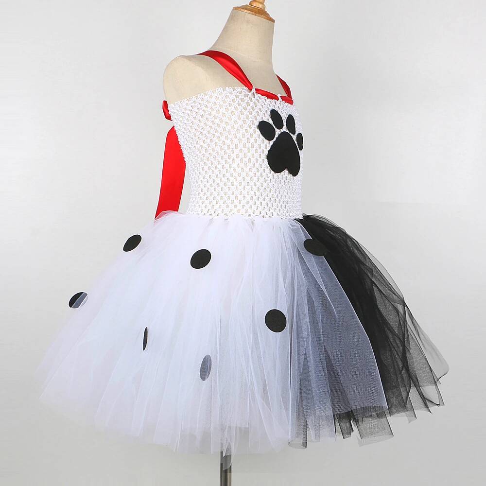 ダルメシアン犬のチュチュドレス女の赤ちゃん用白黒斑点犬ハロウ - Baby Clothing For Girls のレビューと価格