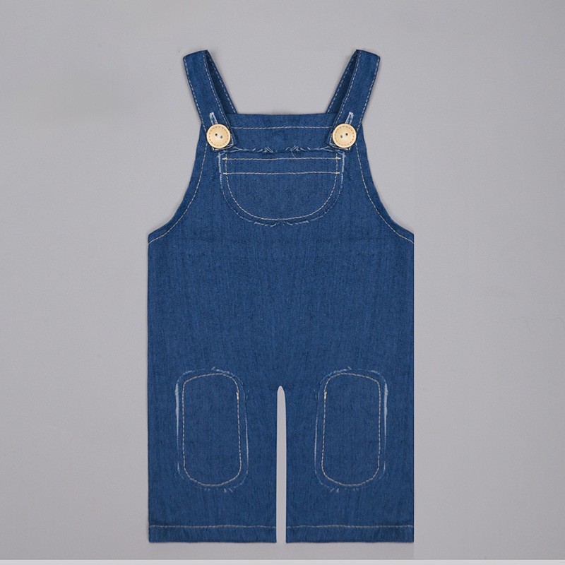 ❤️ 新生児写真撮影服デニムオーバーオールスタジオベビーボー - Baby Overall Denim のレビューと価格