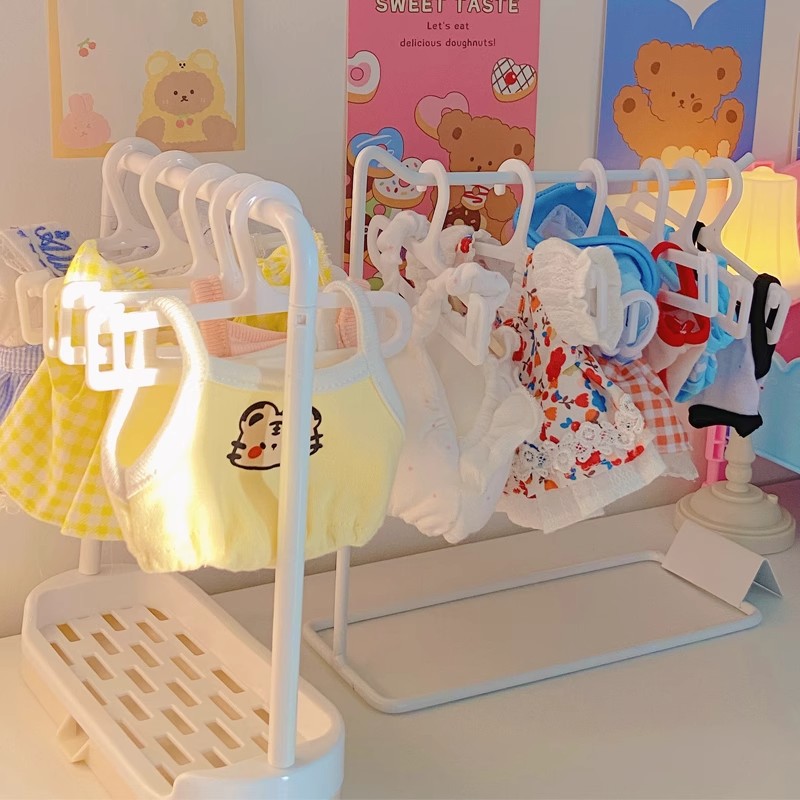 綿人形の服収納ラック 20 センチメートルベビー服ハンガー  - Baby Clothing Types のレビューと価格