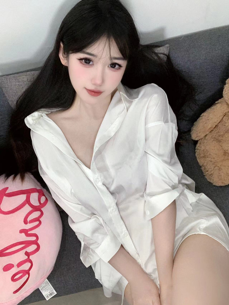女性のためのセクシーなナイトガウン,白い色,ファッショナブル - Baby Gown Nightwear のレビューと価格