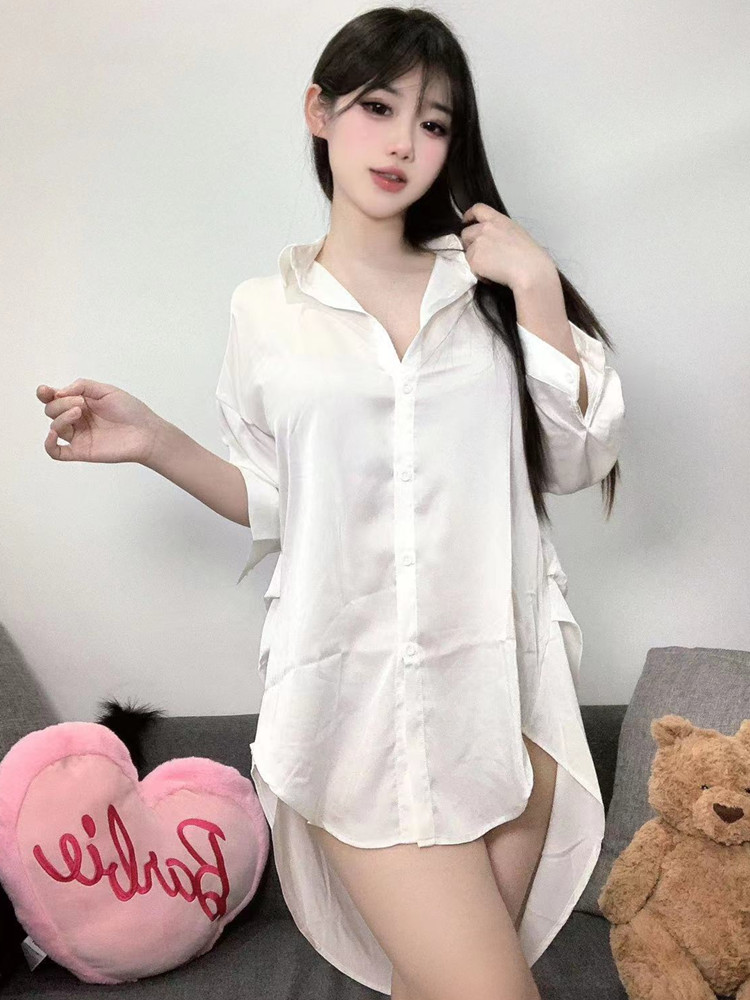 女性のためのセクシーなナイトガウン,白い色,ファッショナブル - Baby Gown Nightwear のレビューと価格