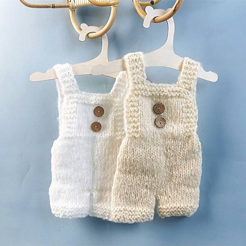 新生児写真撮影小道具ソフトモヘアニットロンパースショーツセッ - Baby Clothing Sets Boy のレビューと価格