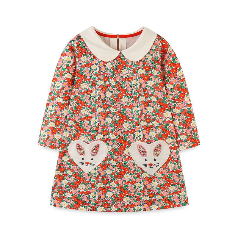 ジャンプメーター 2-7T 長袖プリンセスガールズドレス襟ポ - Baby Clothing Patterns Free のレビューと価格