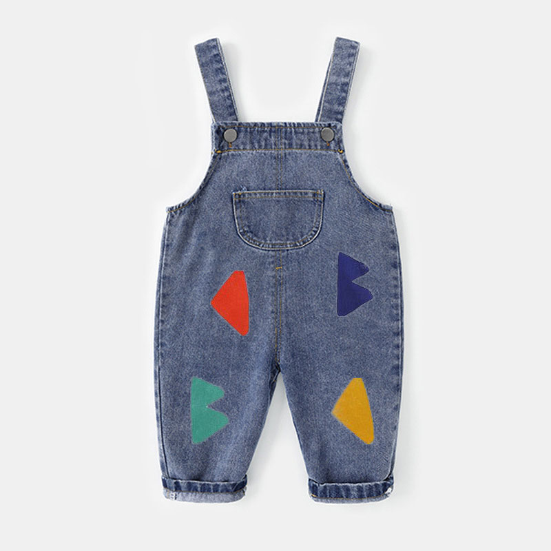 春秋冬のオーバーオール少年少女ジャンプスーツ子供デニムオーバ - Baby Overall Denim のレビューと価格