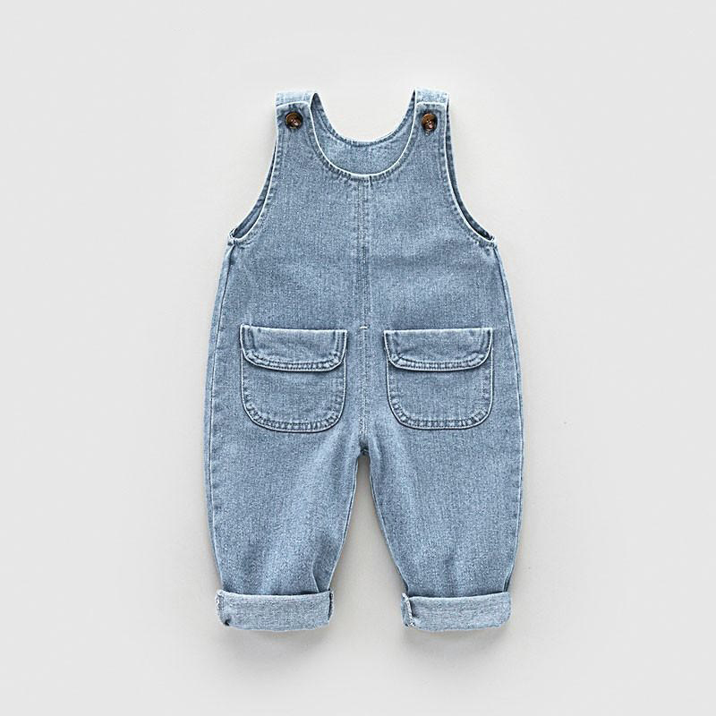 Ienens-0〜5歳の子供向けのクラシックな男の子用ダンガ - Baby Overall Denim のレビューと価格