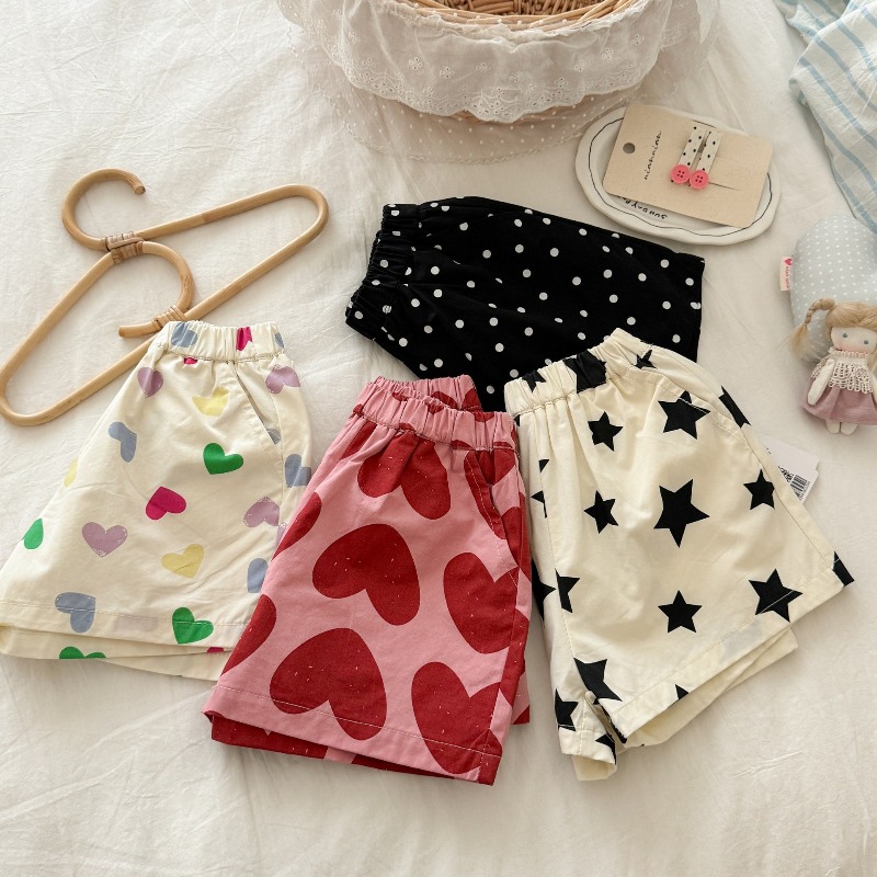 女の子ショーツ夏カジュアルショーツ子供用弾性ウエストかわいい - Baby Clothing Patterns Free のレビューと価格