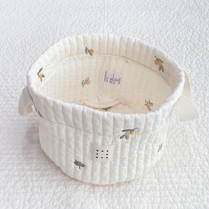 かわいいクマの刺繍おむつバッグおむつオーガナイザーコットンマ - Baby Clothing Basket のレビューと価格