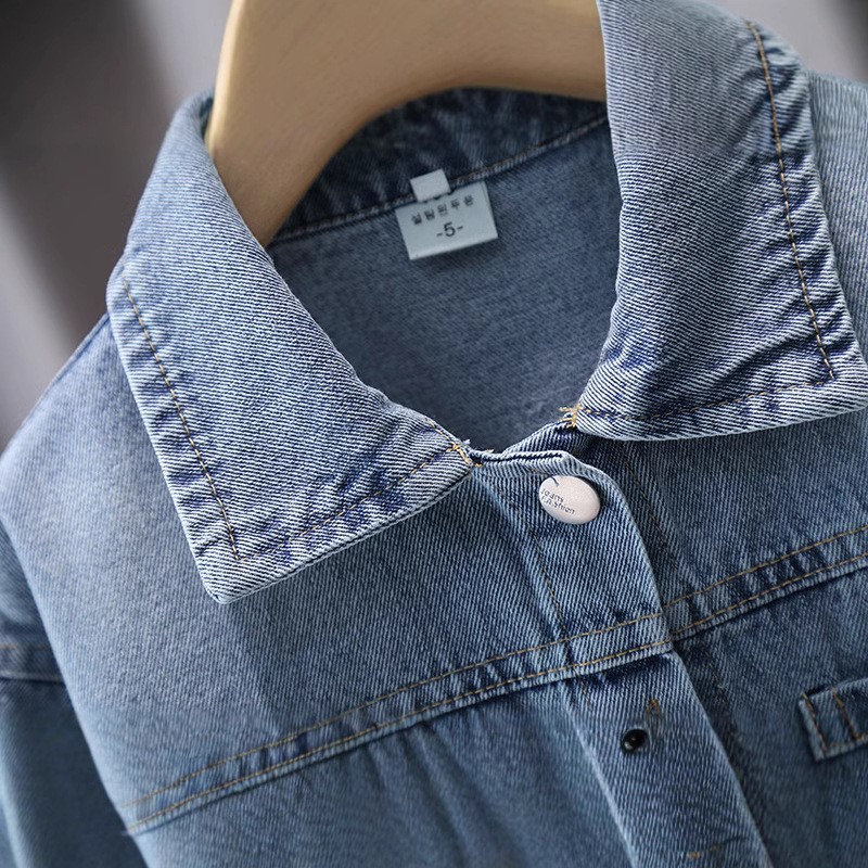 かわいいスタイルベビー子供デニムジャケット恐竜子供のための少 - Baby Clothing For Girls のレビューと価格