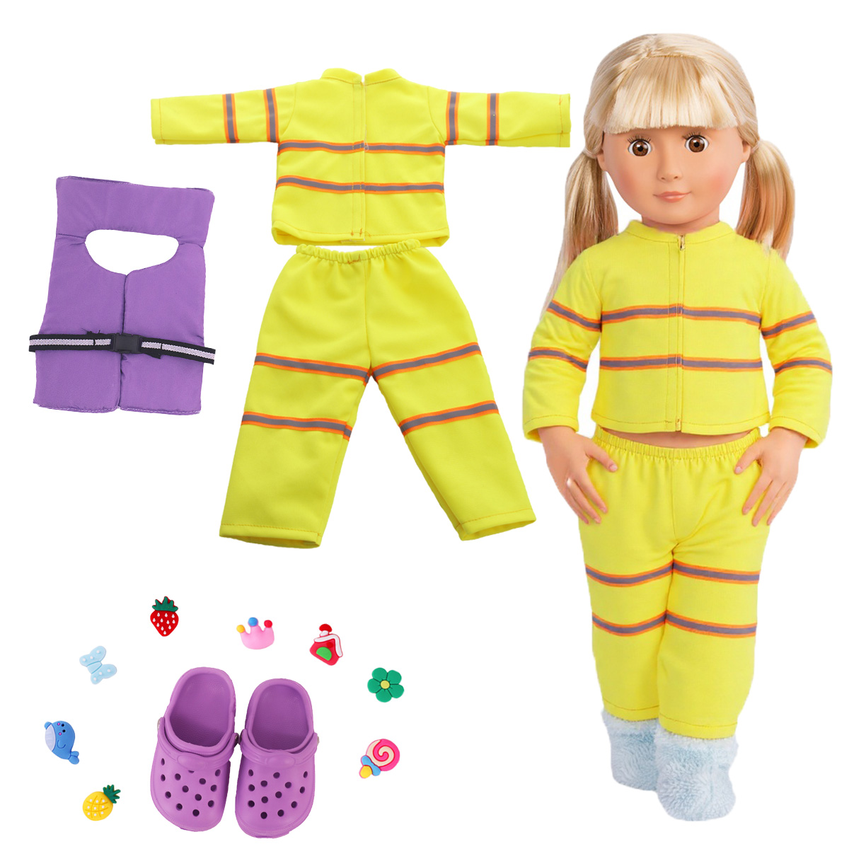 ヘッドフラワー水着魚鱗スタイル 43 センチメートルベビード - Baby Clothing For Girls のレビューと価格