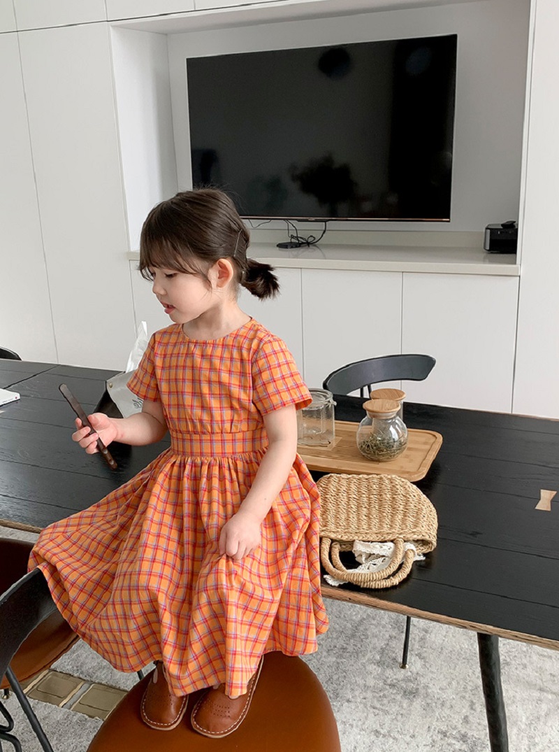 女の子のためのレース付きコットンチェッカードレス,半袖,裸の - Baby Clothing Patterns Free のレビューと価格