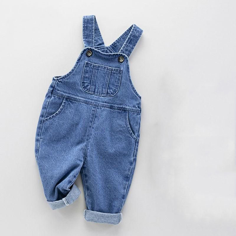ベビーファッション多用途ジーンズオーバーオール春秋の新しい子 - Baby Overall Denim のレビューと価格