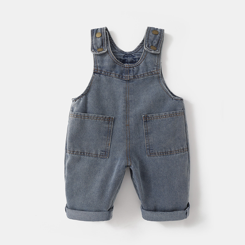 2026年新作 韓国版 ソフトウォッシュデニム 子供用ベビー - Baby Overall Denim のレビューと価格