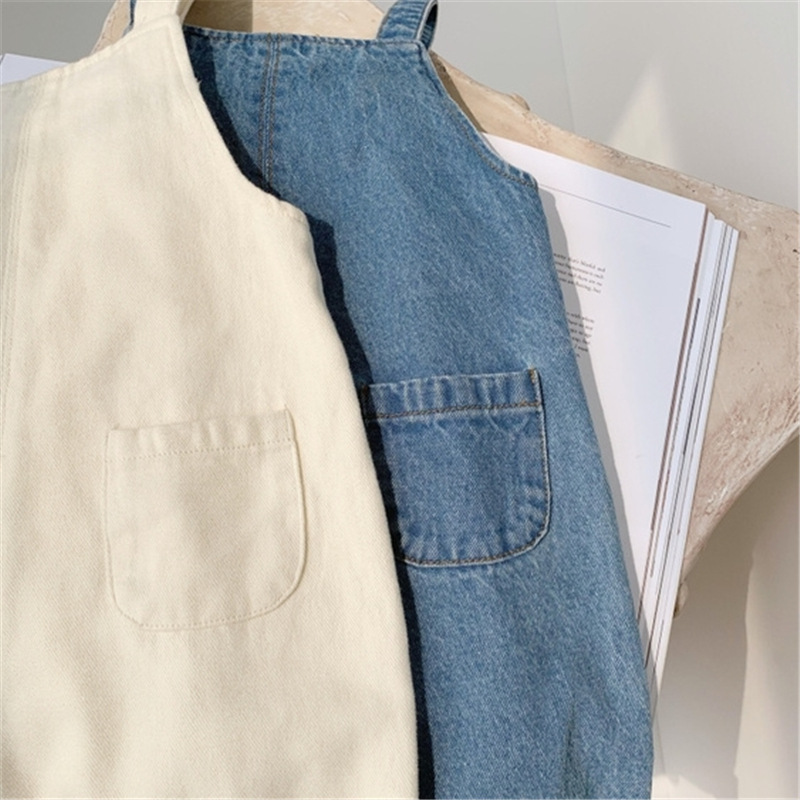 男の子固体デニムオーバーオール子ジーンズよだれかけパンツ幼児 - Baby Overall Denim のレビューと価格