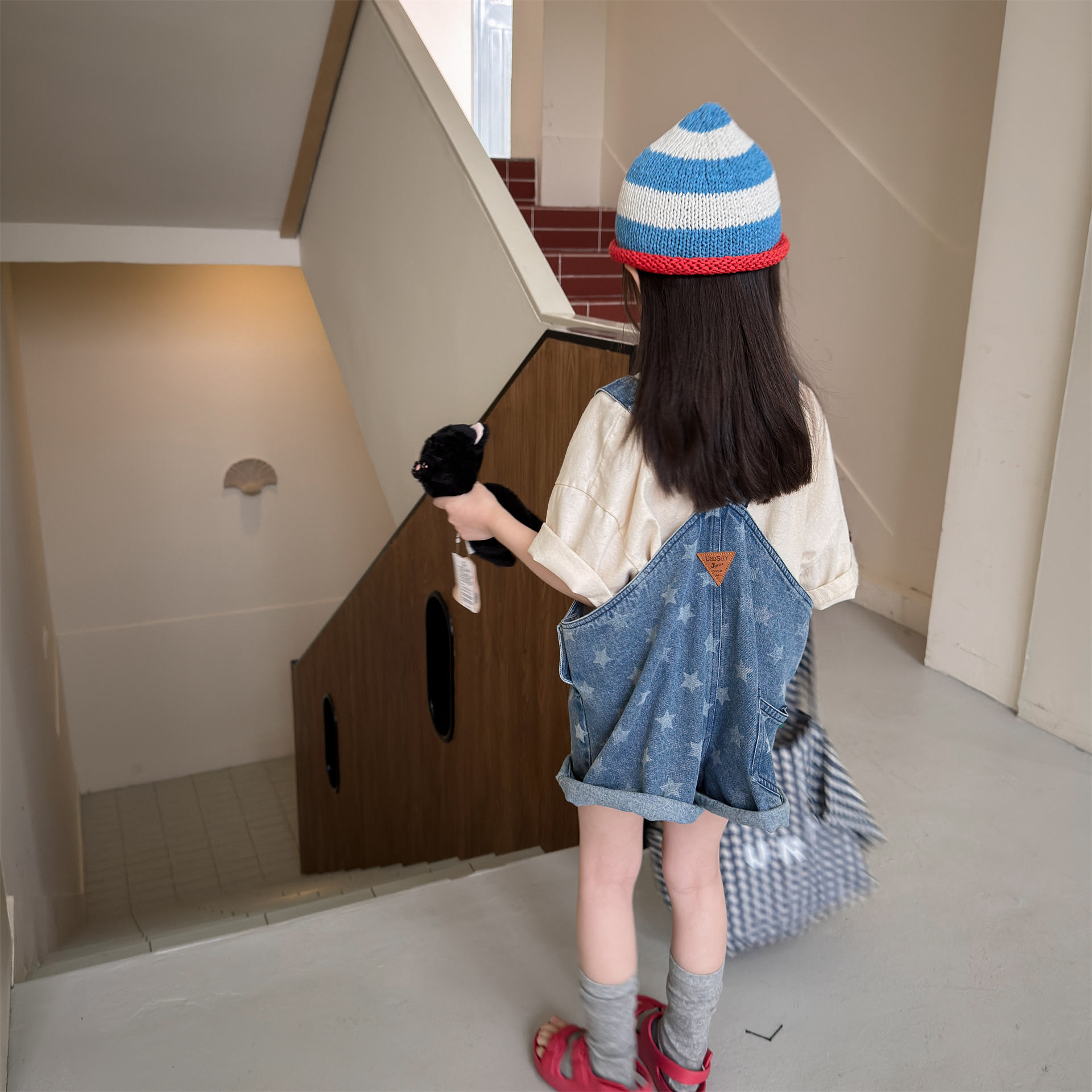 2026 夏新しい子供デニムオーバーオール女の子ルーズストラ - Baby Overall Denim のレビューと価格