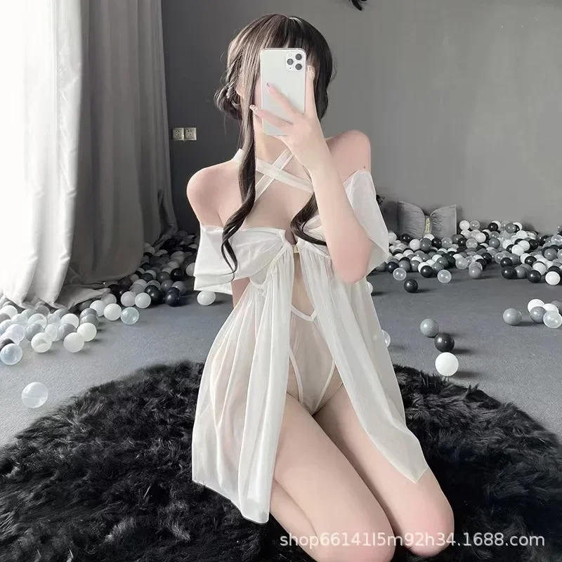 セクシーランジェリー ショートドレス ロリータ ナイトウェア - Baby Gown Nightwear のレビューと価格