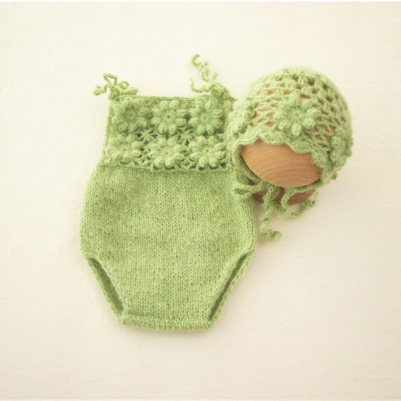2026年新生児用モヘアロンパース写真撮影用小道具、ベビー手 - Baby Clothing Onesies のレビューと価格