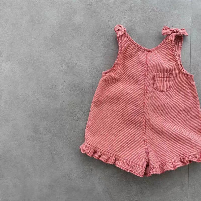 HY2831 女の子用サマーロンパース、ビブとショートパンツ - Baby Clothing Onesies のレビューと価格
