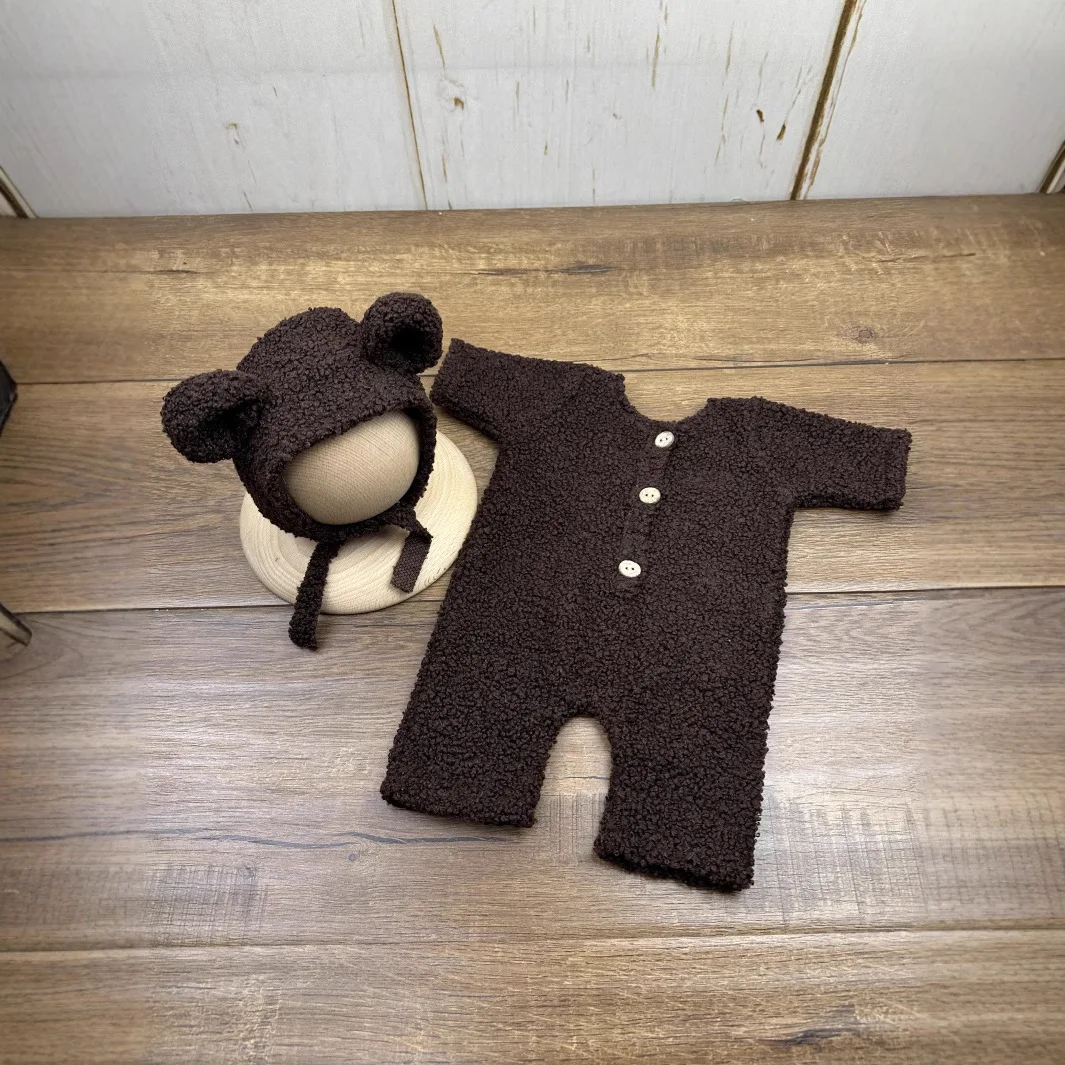 生まれたばかりの赤ちゃんのための写真アクセサリー,クマの衣装 - Baby Clothing Sets Boy のレビューと価格