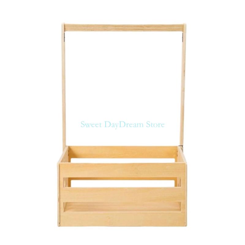 Y88C木製ベビーシャワーギフトバスケット保育園クローゼット - Baby Clothing Basket のレビューと価格